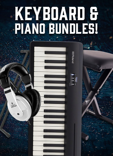 Get everything you need and SAVE with our Piano and Keyboard Bundles!